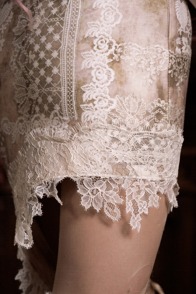 レースアンティークエレガントリボンスカート