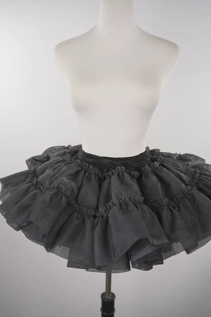 [Spot] 30cm black violent support Lolita Lolita skirt support boneless soft yarn cloud support petticoat canopy