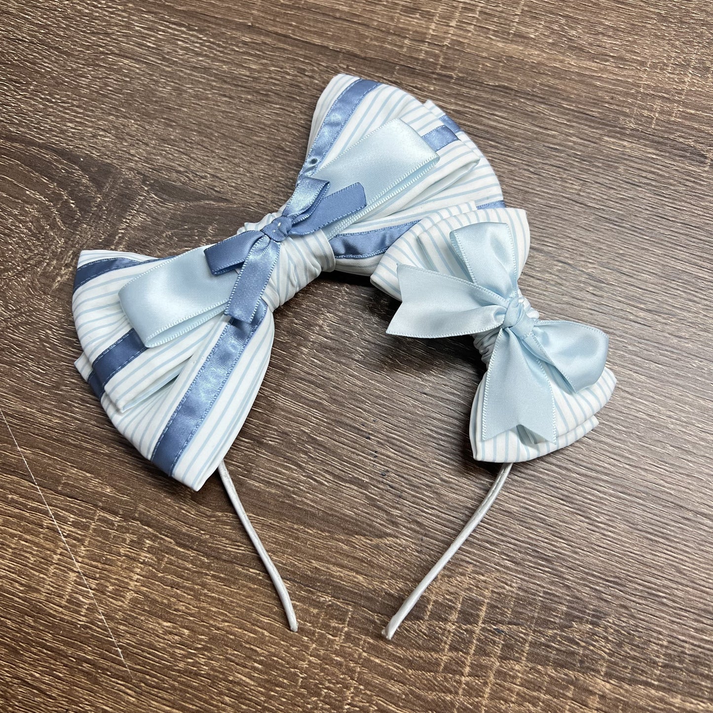 【予約商品】シーソルトラビットアクアセーラードレスセットアップ＋ヘアバンド＋リボンカチューシャ