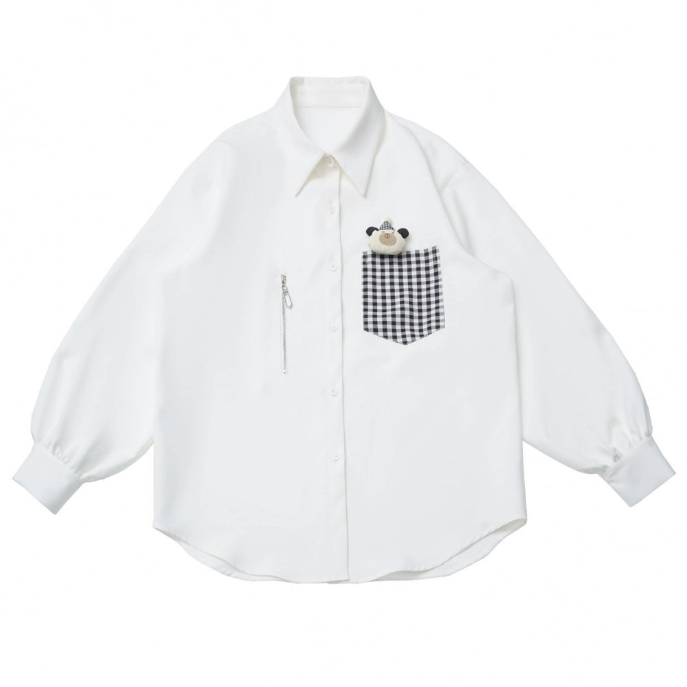 Leather jacket + shirt + long pants + sweatshirt + skirt