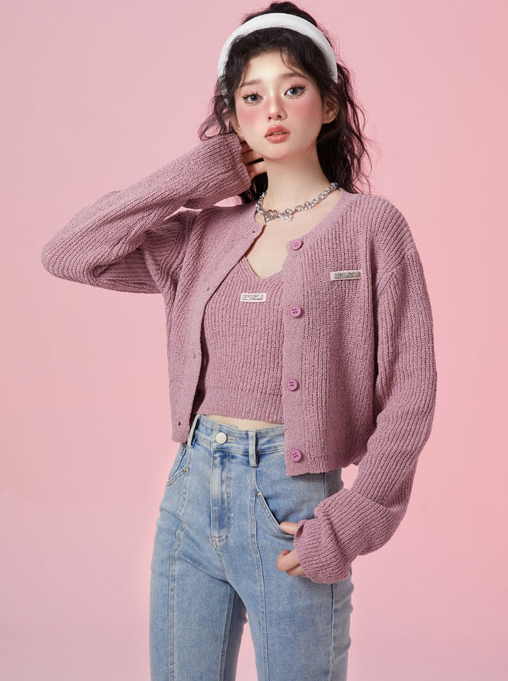 セール❤️FOREVER21 ショートカーディガン - カーディガン