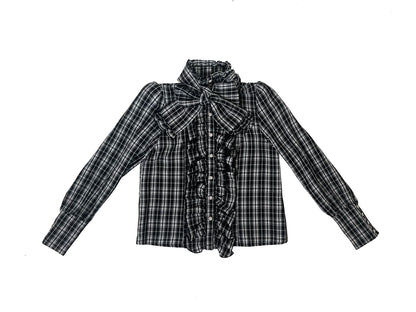 [Artículo reservado] Traje de falda y camisa de la serie de cuadros de caja de regalo con forma humana