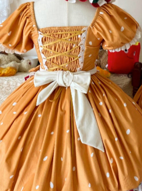 [Reservierungsschluss 18. April] Köstlicher Burger Süßes Knospenrock-Kleid-Set