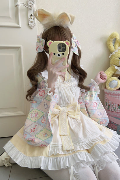 Retro Maid Cafe Japanese Lolita Set