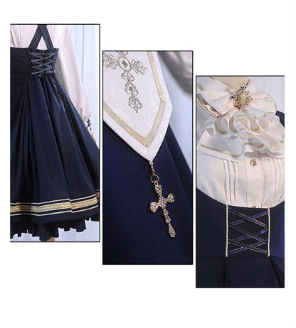 [Pre-order Deadline: August 30] Church Choir Gothic Cape Dress Set + Classical Blouse