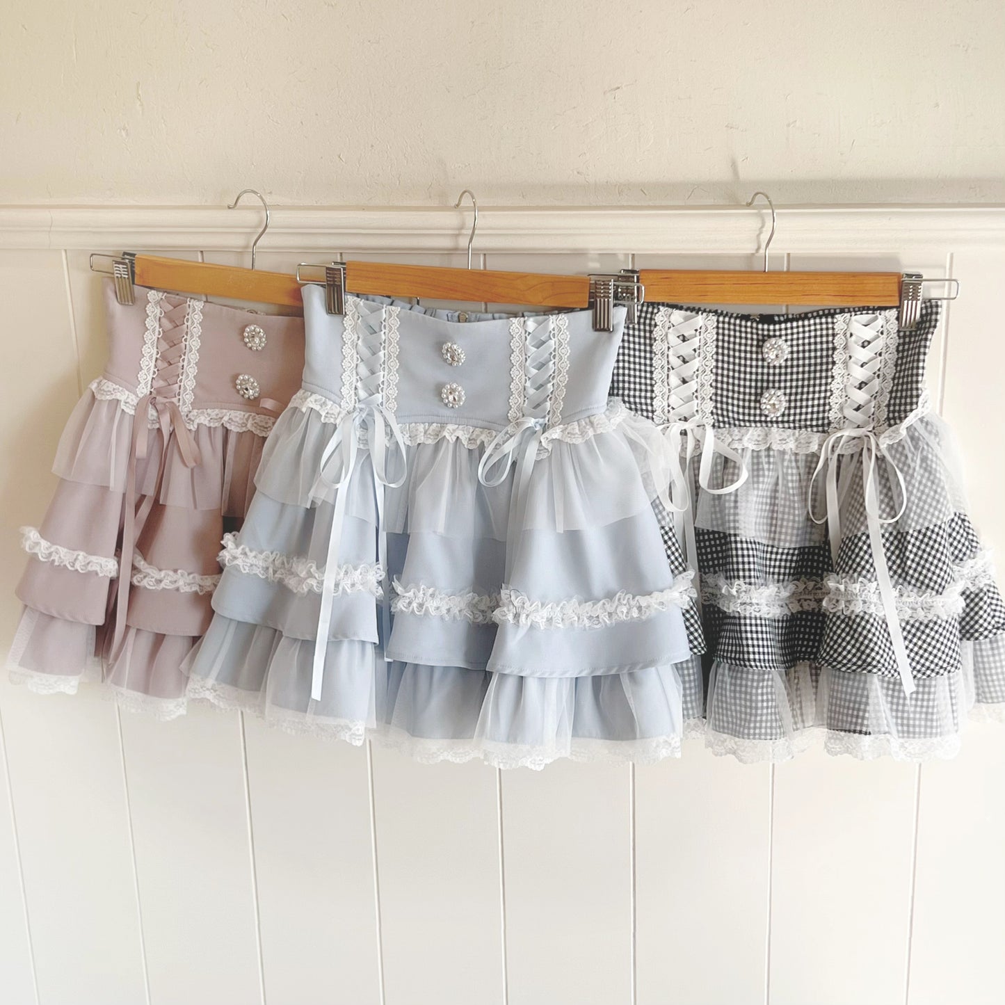 Sweet Ribbon Lace Cake Skirt