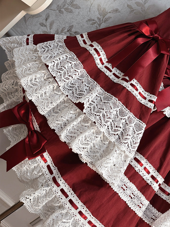 [Deadline for reservation: February 26th] Romantic Lace Doll Ribbon Dress