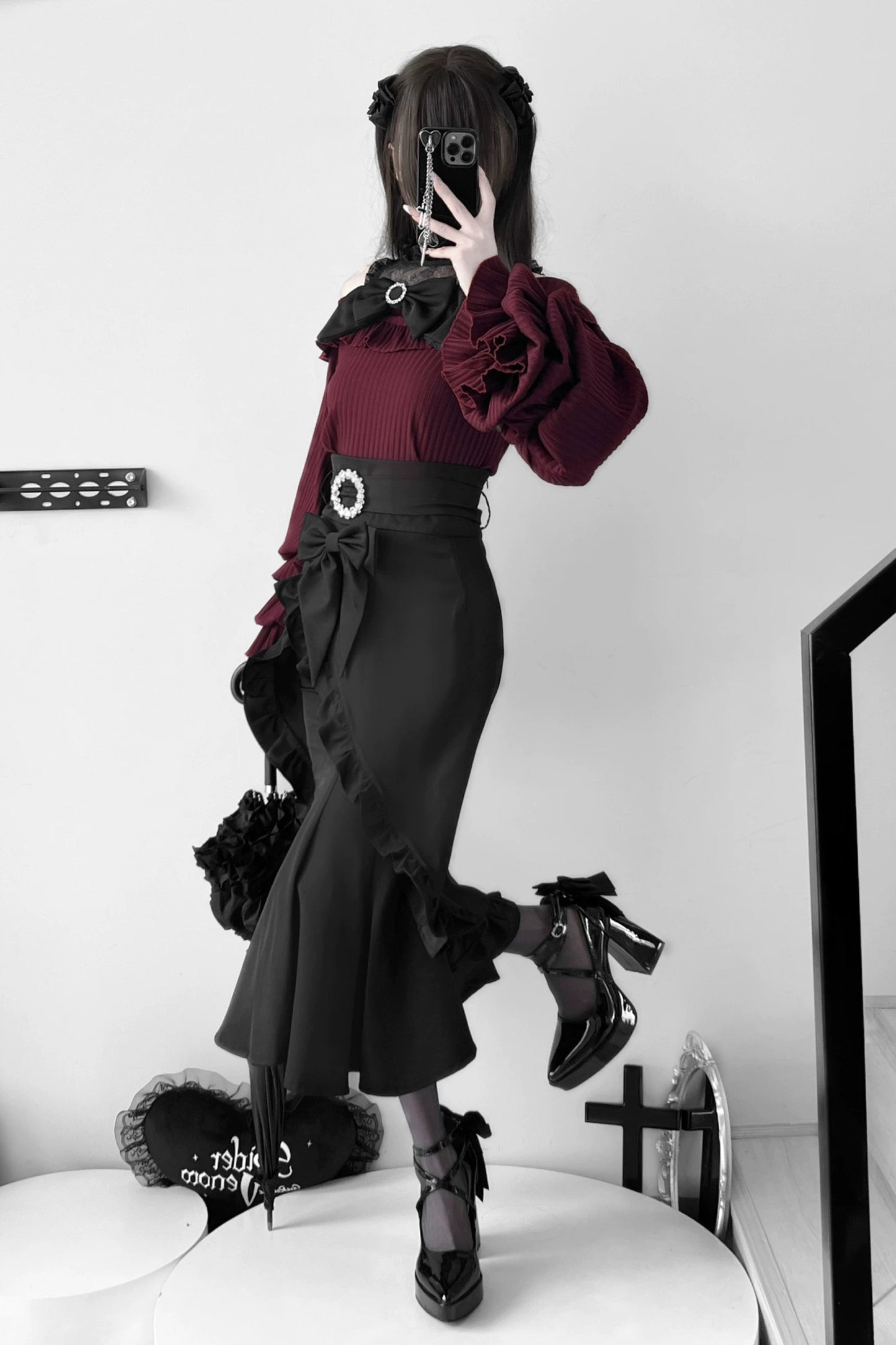 エレガントゴシックロリータヒール