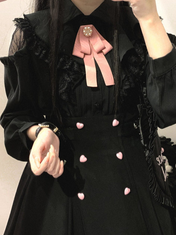 レースシアーオフショルダーフリルシャツ【予約商品】