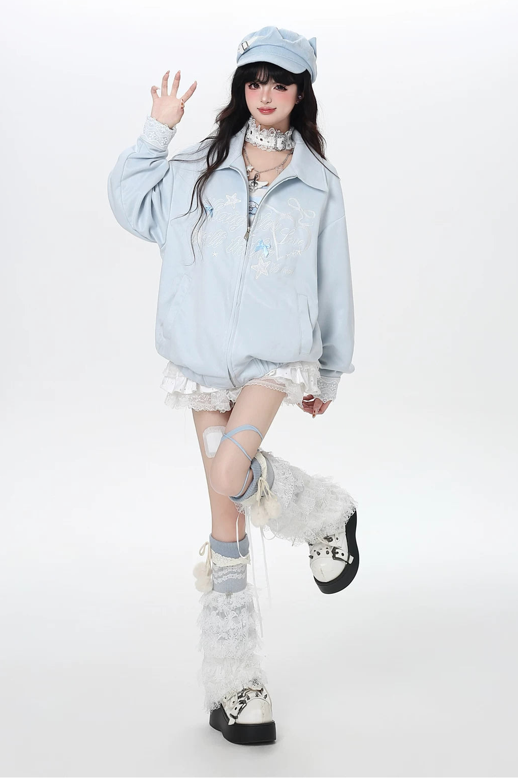 サブカラールーズジャケット