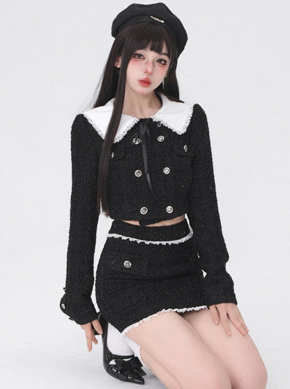 Sweet Chic Jacket + Tight Skirt