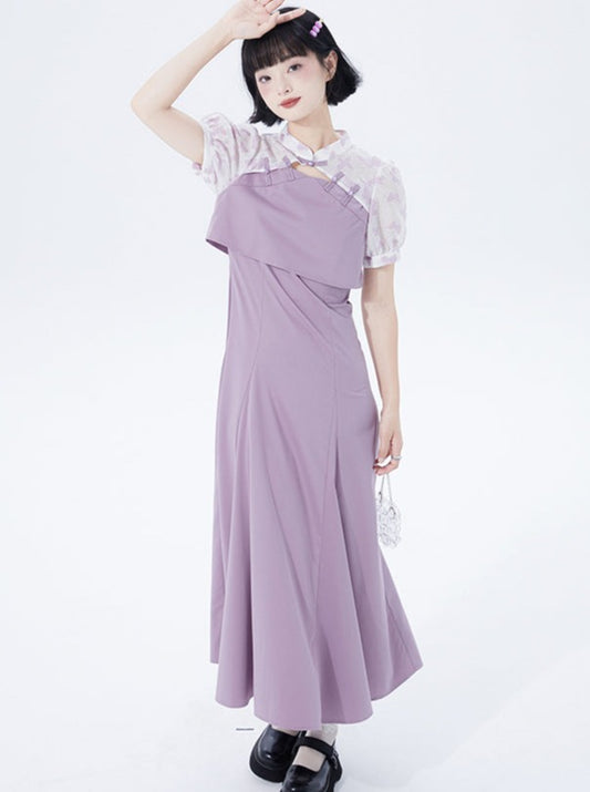 스탯치프린트백클리치안드레스 