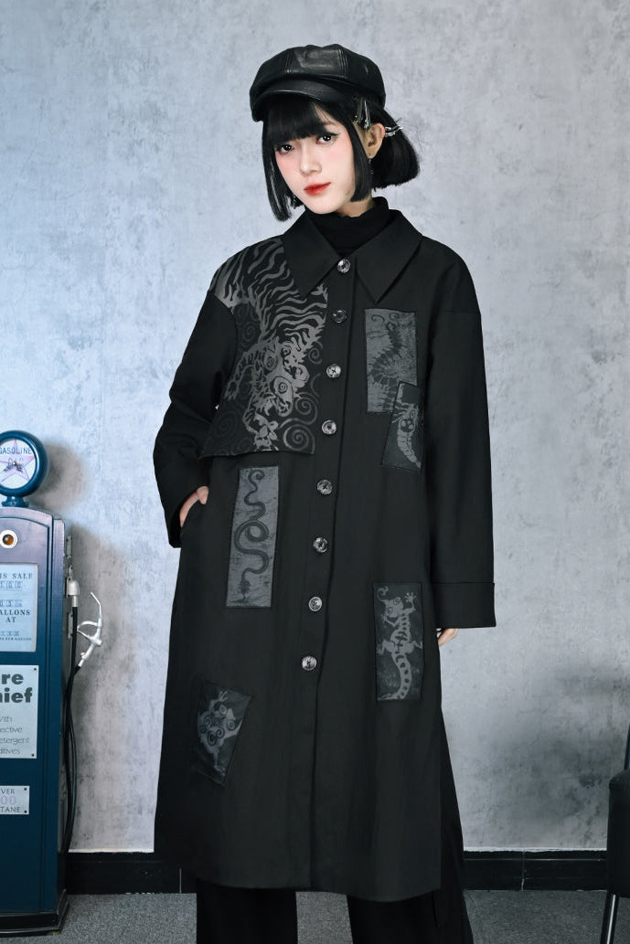 China Mode Long Trench Coat