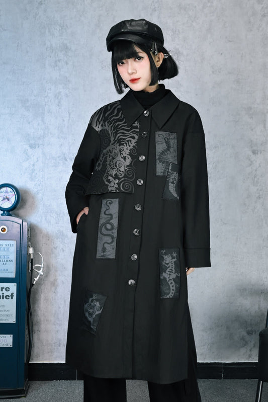China Mode Long Trench Coat