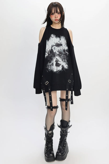 オフショルダールーズベルトトップス