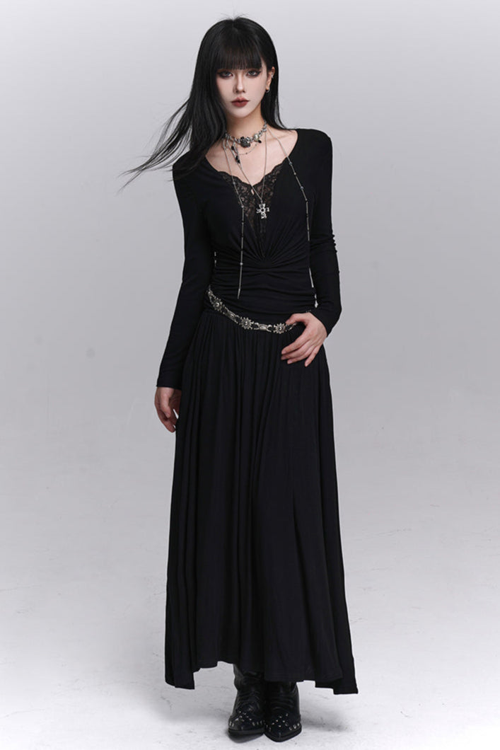 Mode Dark Long Dress