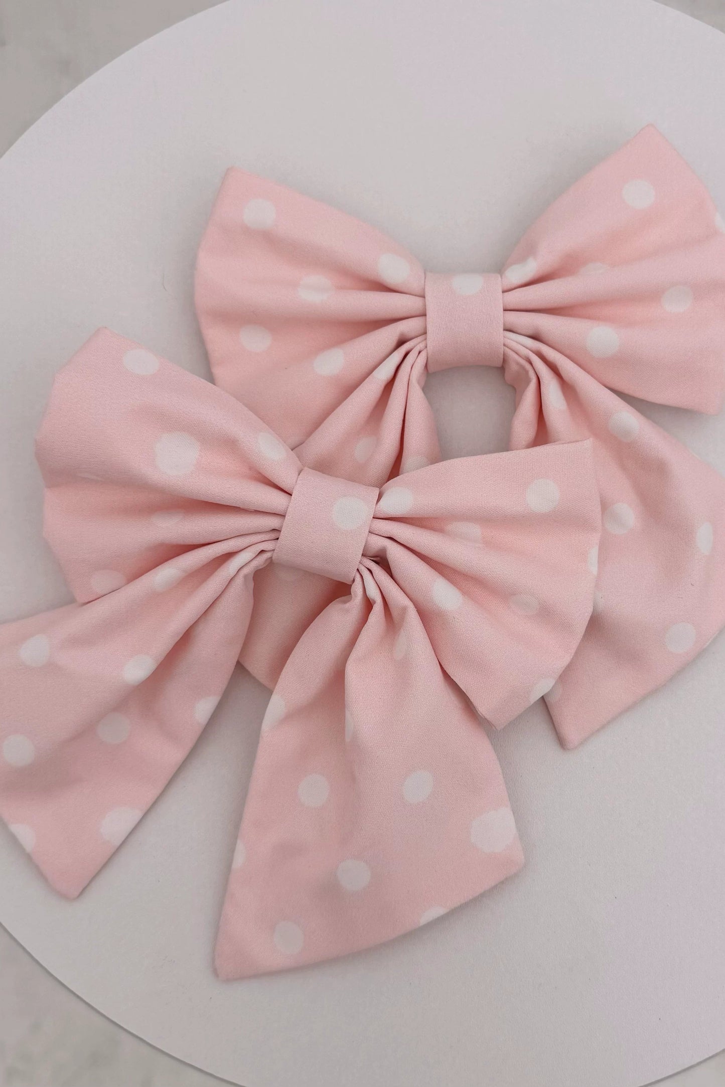 Retro-Lolita-Punkte-Haube + Band + Haarreif