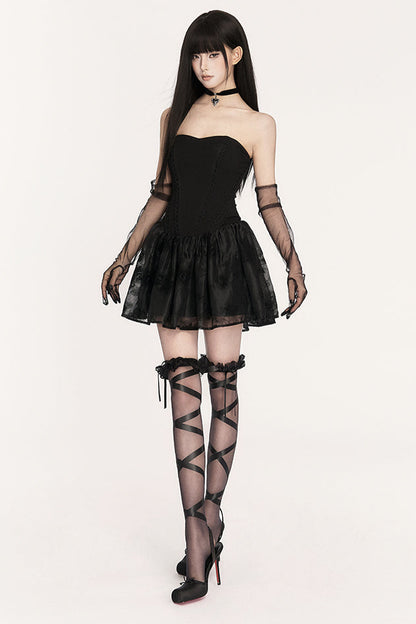 Gothic-Meerjungfrau-Modekleid