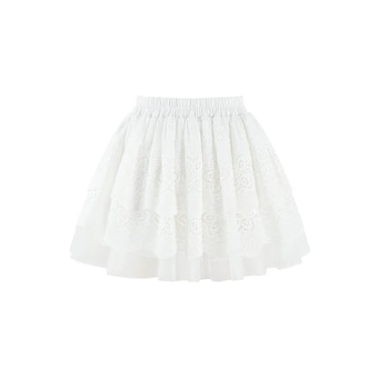 French Style Knit Cardigan + Skirt