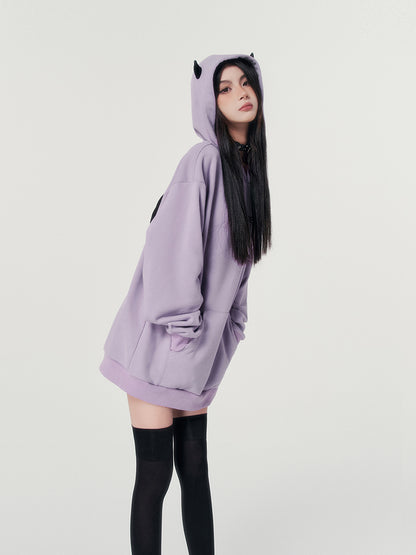 Halloween Dark Sweet Cool Girly Hooded Hoodie