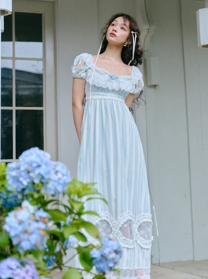 Elegant Retro Summer Long Dress