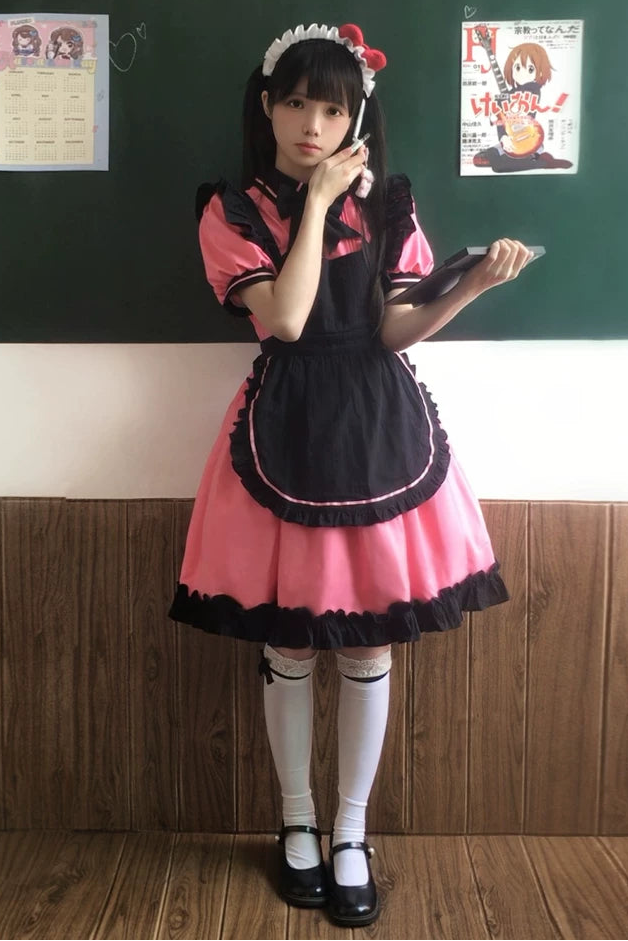 Mint Blackberry Lolita Dress + Apron + Tie