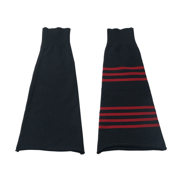 モードVネックニット+キュロット+スカート+レッグカバー+スカーフ