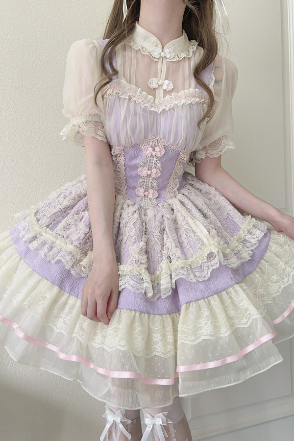Sweet Ballet Style Lolita Suspender JSK Dress