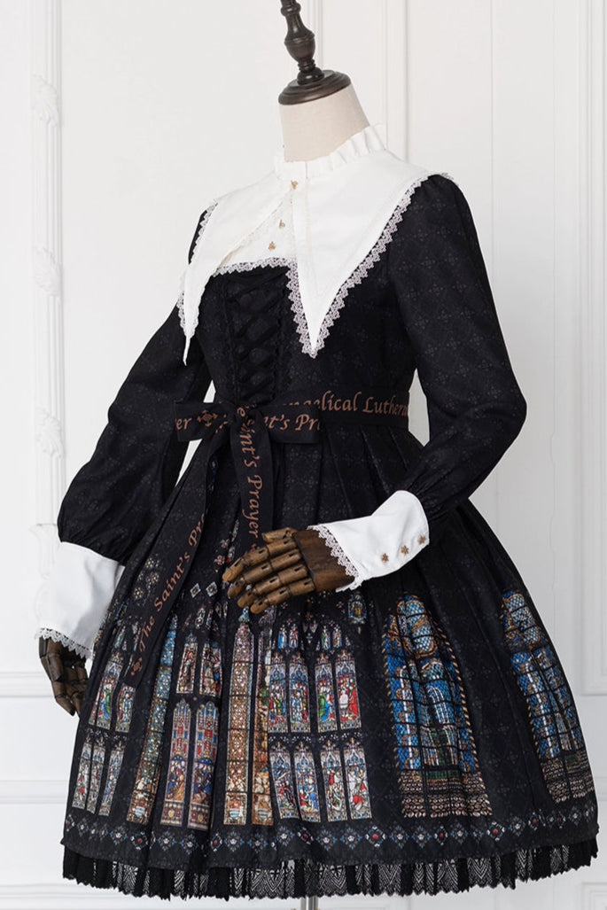 Gothic Classic Crown Lolita Dress