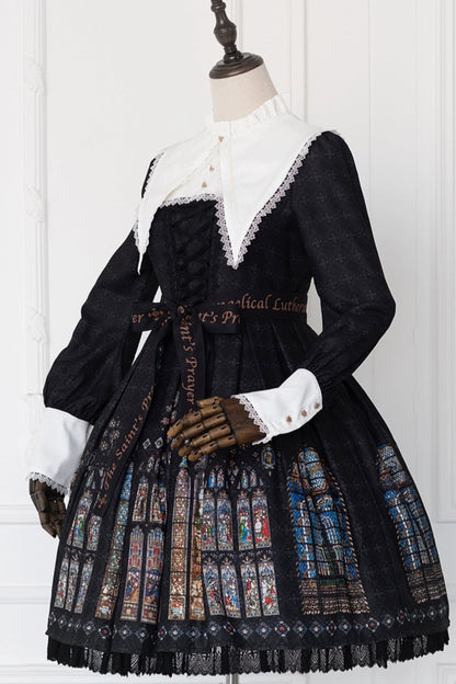 Gothic Classic Crown Lolita Dress