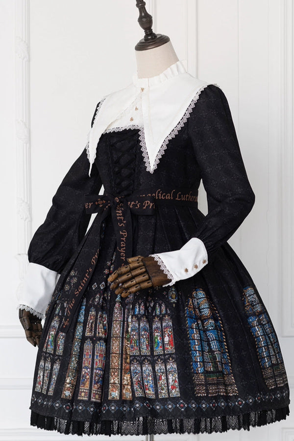 Gothic Classic Crown Lolita Dress