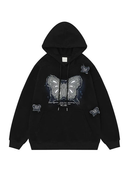 Butterfly 2024 patch hoodie