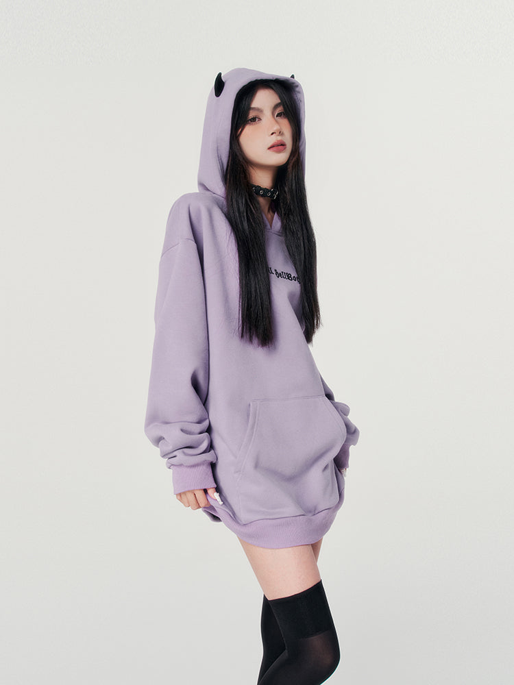 Halloween Dark Sweet Cool Girly Hooded Hoodie