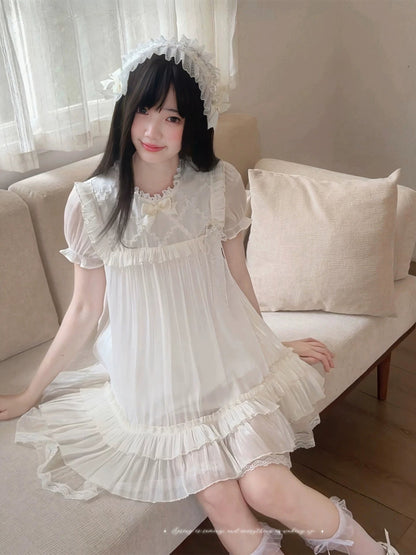 儚げ天使のレースドールワンピース