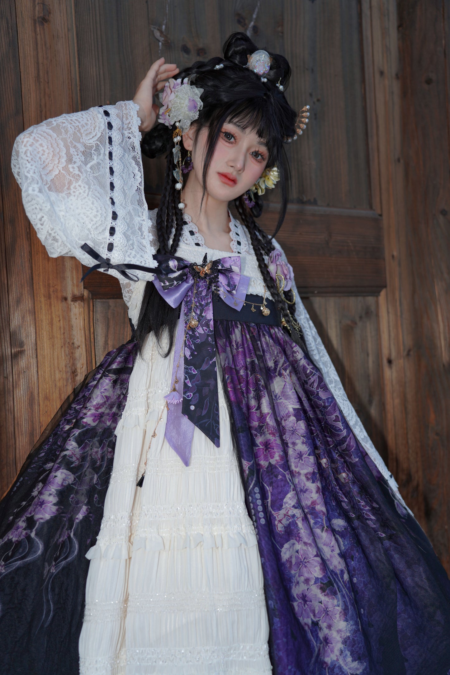 星空の夜魔法ロリータセット