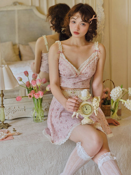 Flower Sweet Camisole + Flower Skirt