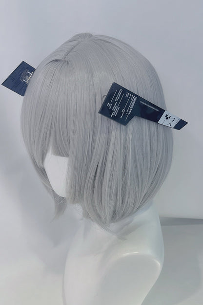 Große Haarspangen im mechanischen Digital-Glitch-Stil