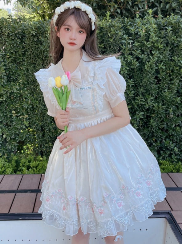 Casual Flower Frill Lolita