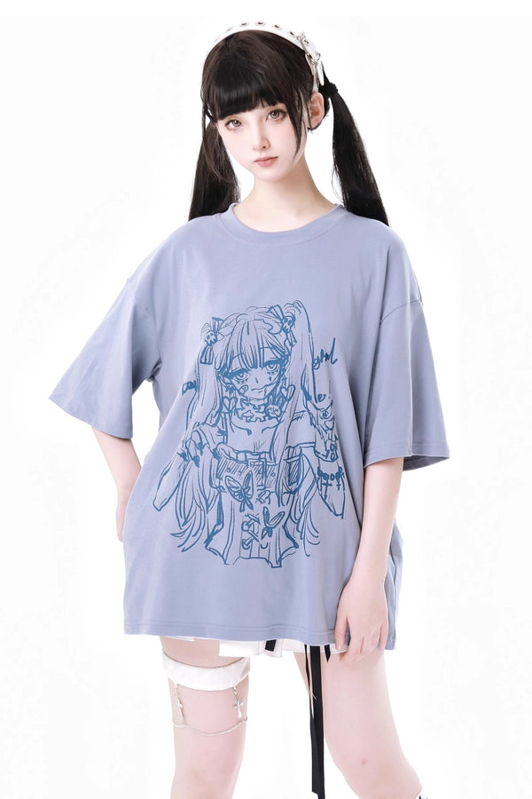 フォーカラーショウジョマンガトップス