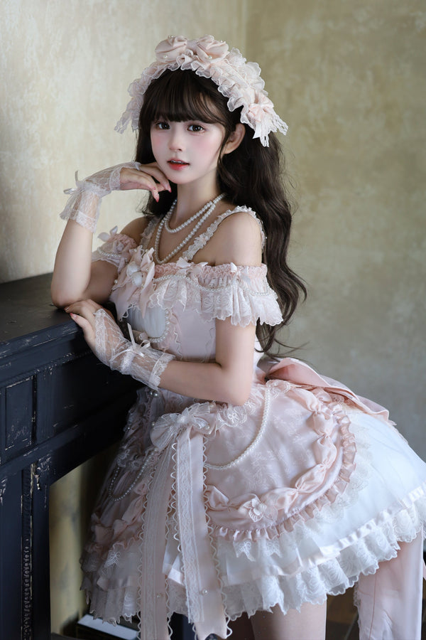 [Order Deadline: October 3] Pearl Rose Ballet Style Pure Elegant Dress