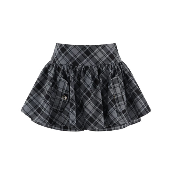 Ruffled Pink Blouse + Skirt