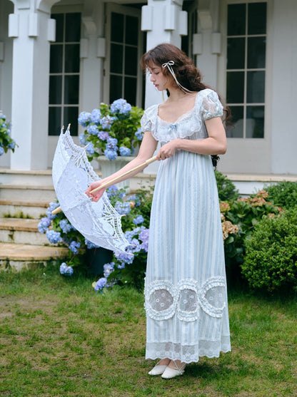 Elegant Retro Summer Long Dress