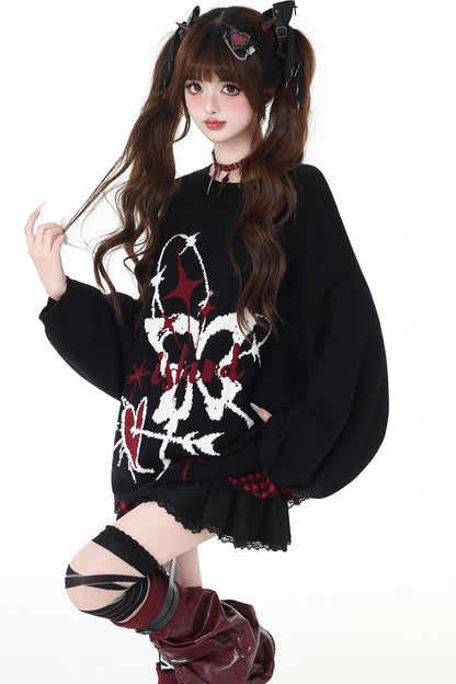 Original design round neck sweater