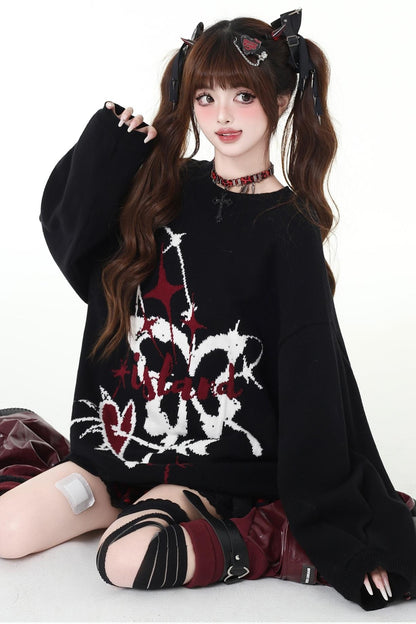 Original design round neck sweater