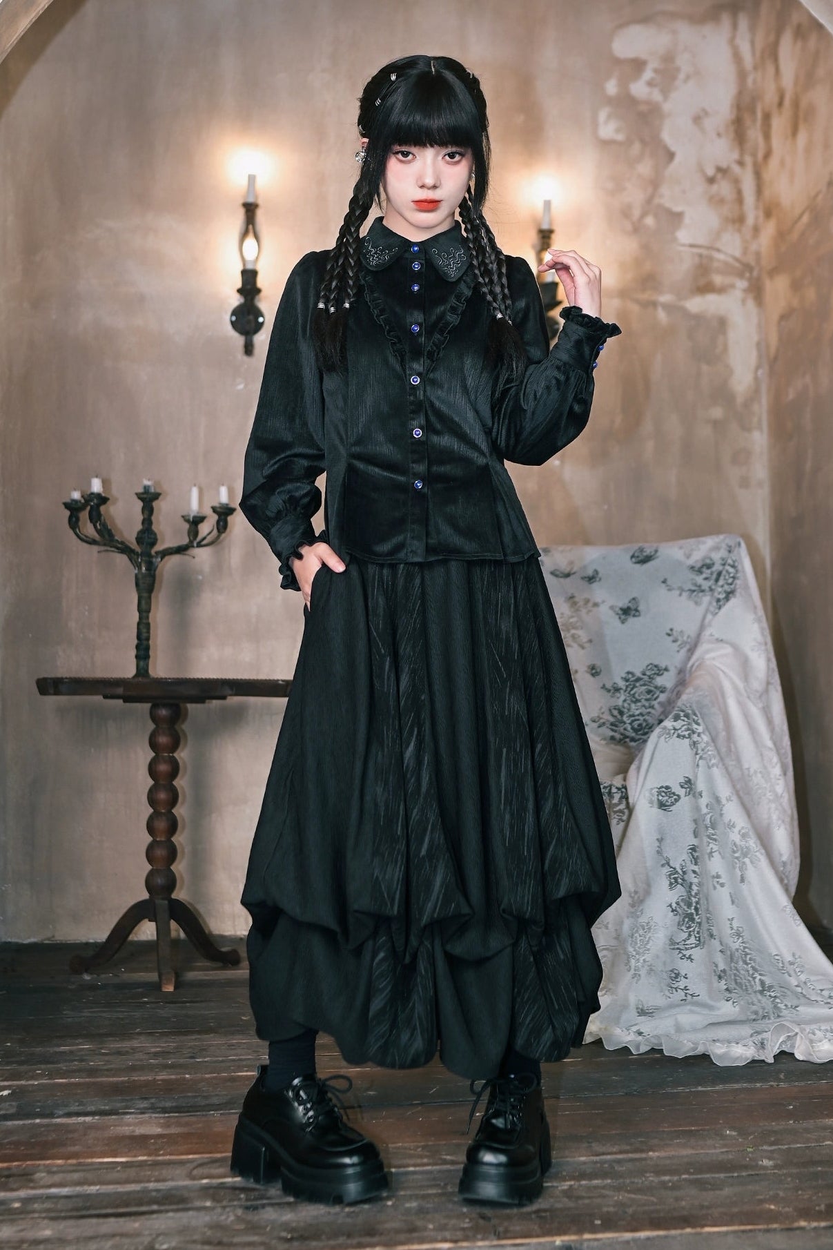 フローティングフィンドリームブラウス