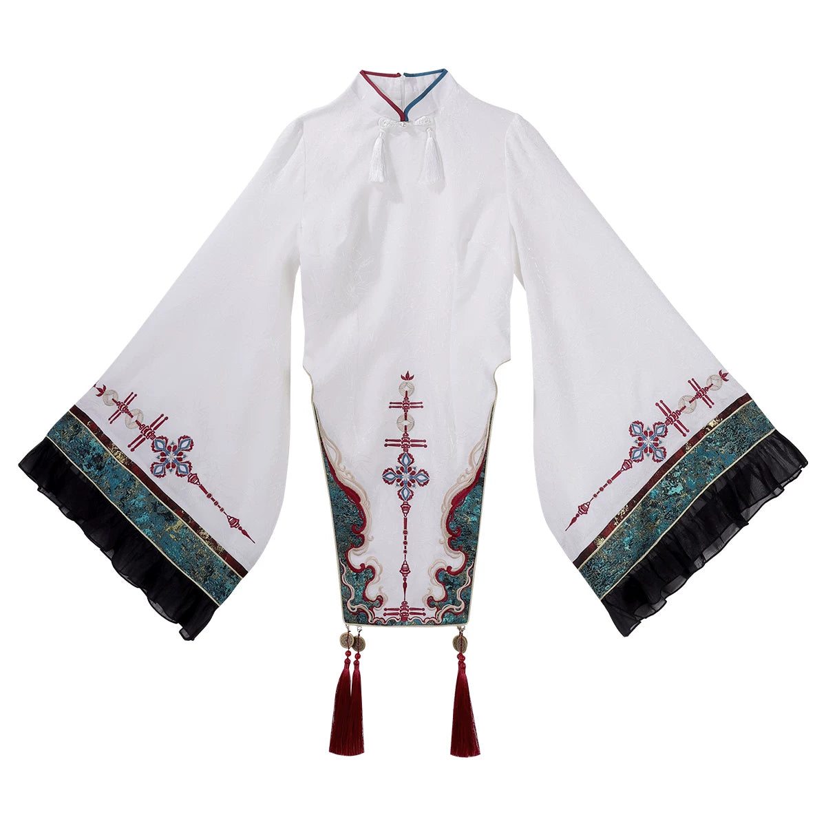 Robe Lolita Cyber Chine Fantaisie + Haut + Vêtement d'extérieur + Jupe + Guêtres