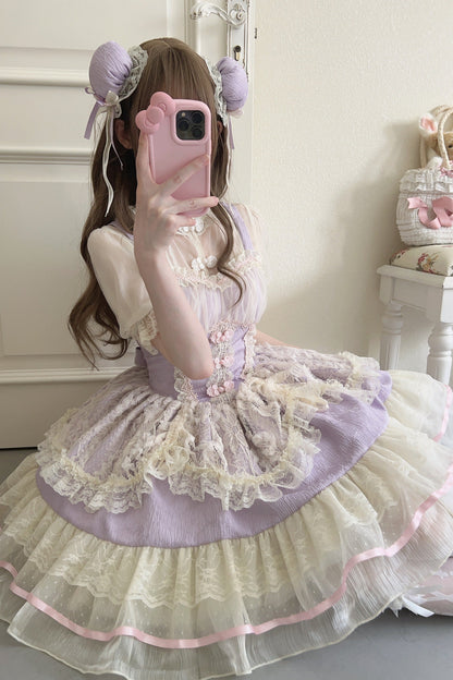 Sweet Ballet Style Lolita Suspender JSK Dress