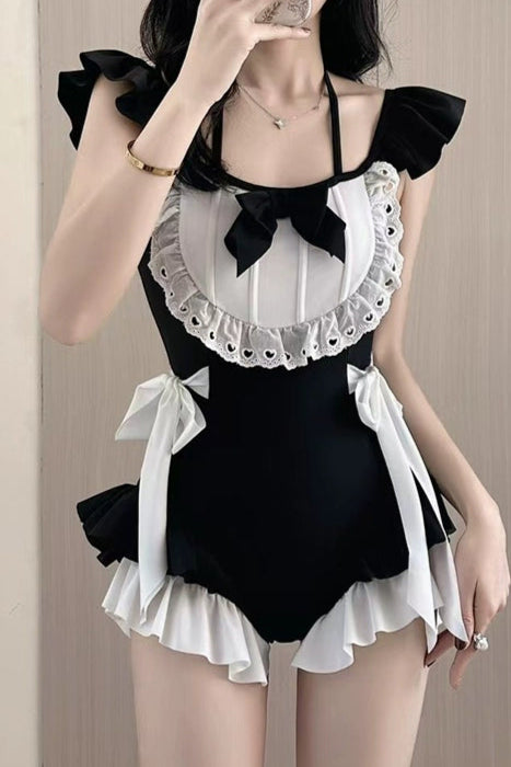 Sweet Frill Maid Swimsuit