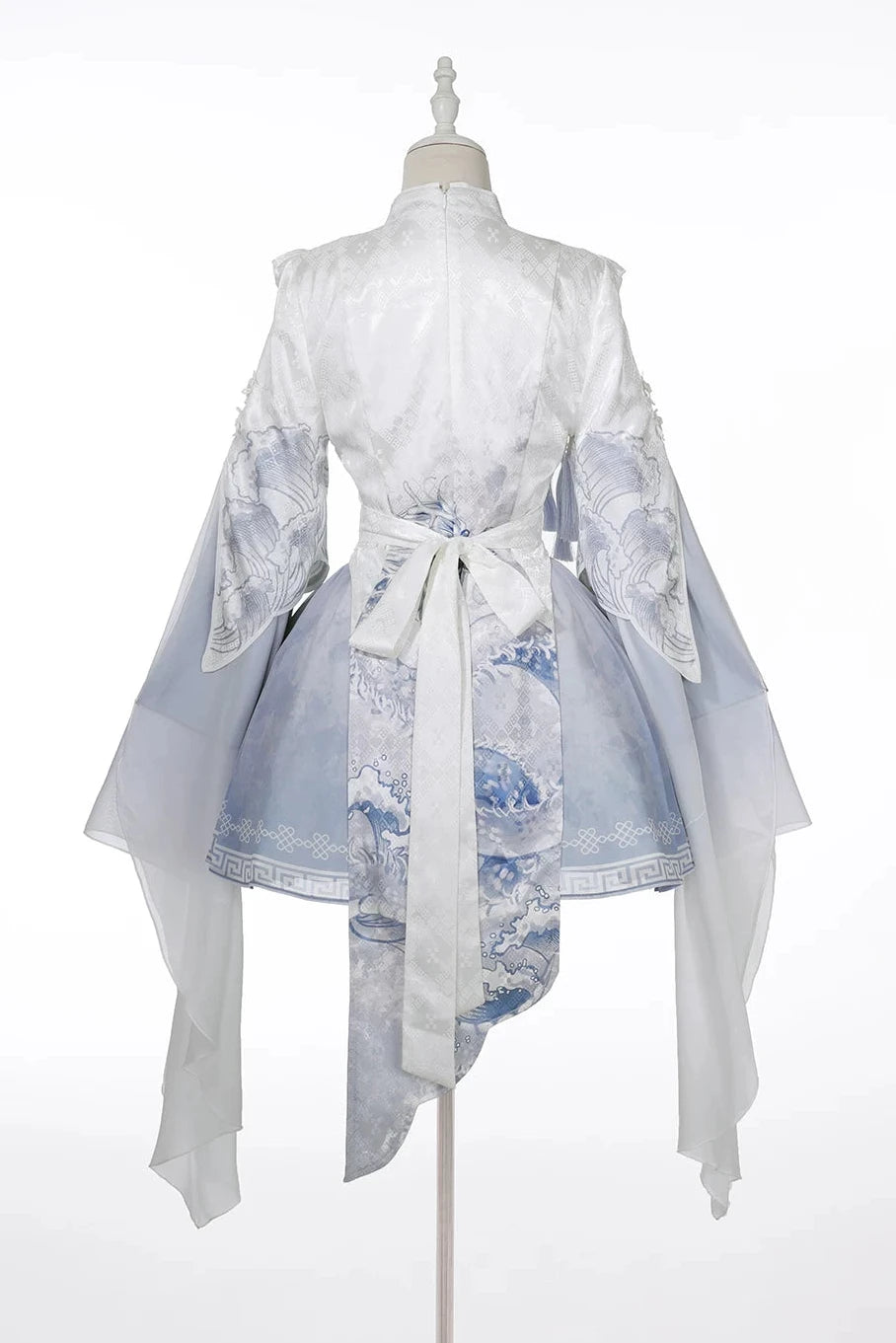 [Reservierungsschluss am 3. November] Neues asymmetrisches Panel-Kleidset im Chinese-Lolita-Stil mit Drachenmotiv und Quasten