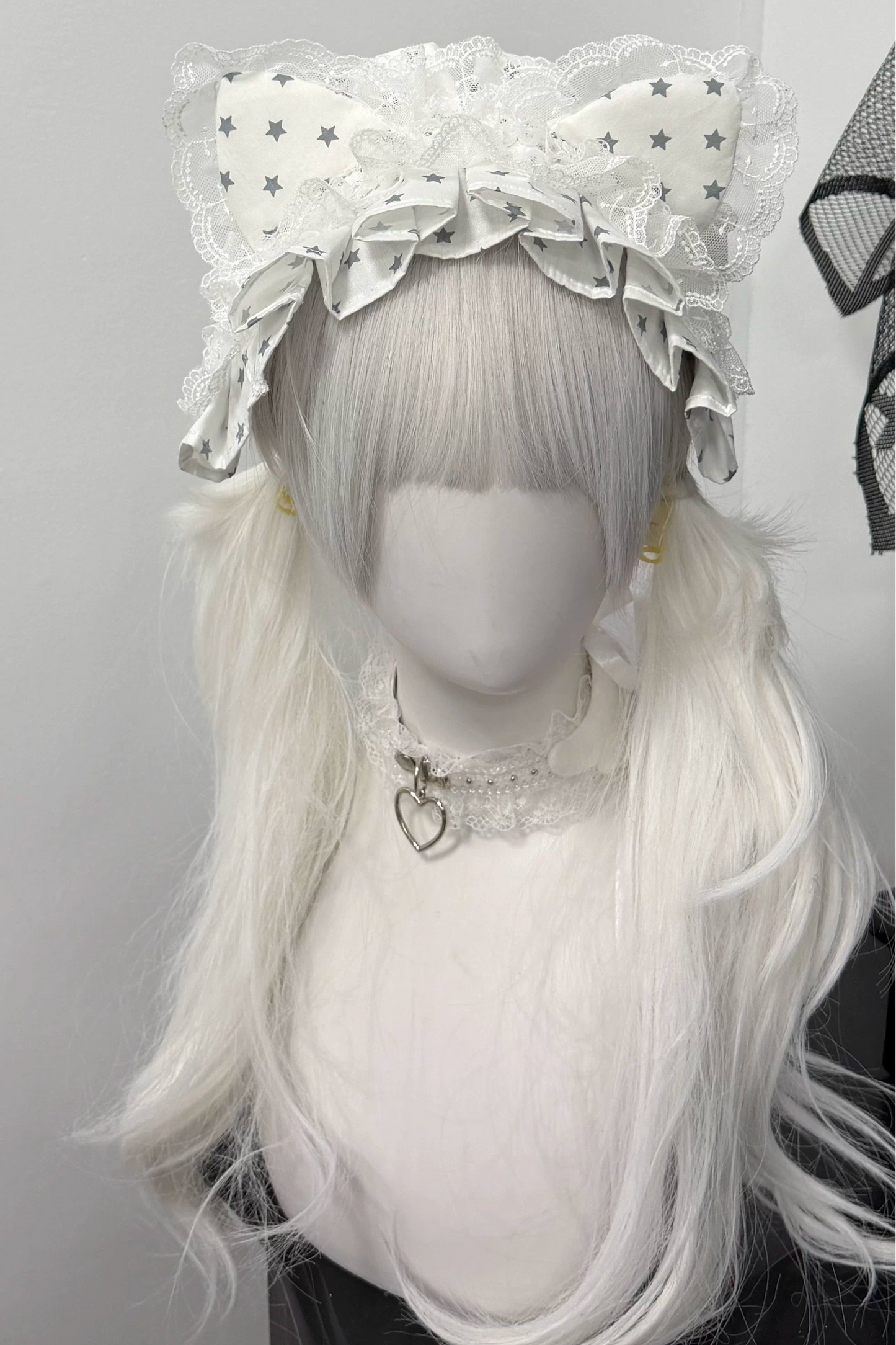 Cat Dot Lace Headband